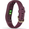 Фитнес-браслет (трекер) GARMIN VIVOSMART 4 бордовые с золотом 010-01995-21